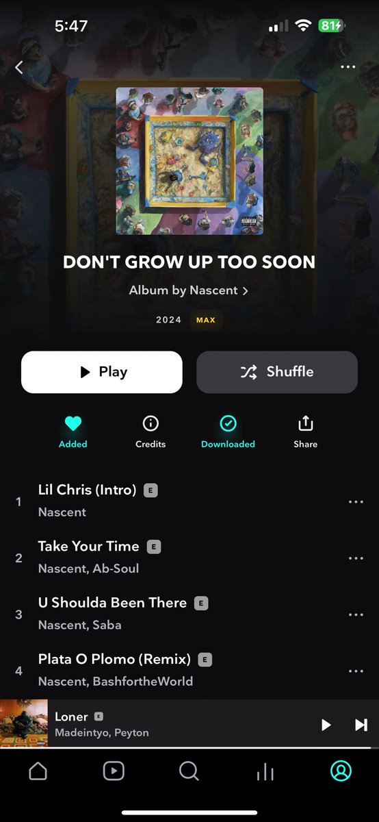 We not talking enough about this @Nascent_ album DONT GROW UP TO SOON. I got two joint added to #soopskitchenvibes playlist on @tidal tidal.com/playlist/b1783… 🔥🔥🔥🔥