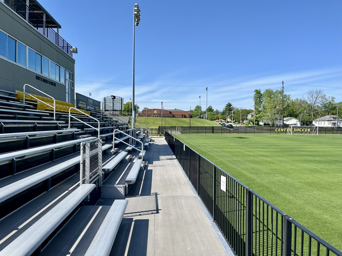 Uh…it is May 1 and Amend Field already looking great! #Latitude36 #GrassGameOnlyField #CentreSoccer #NCAASoccer