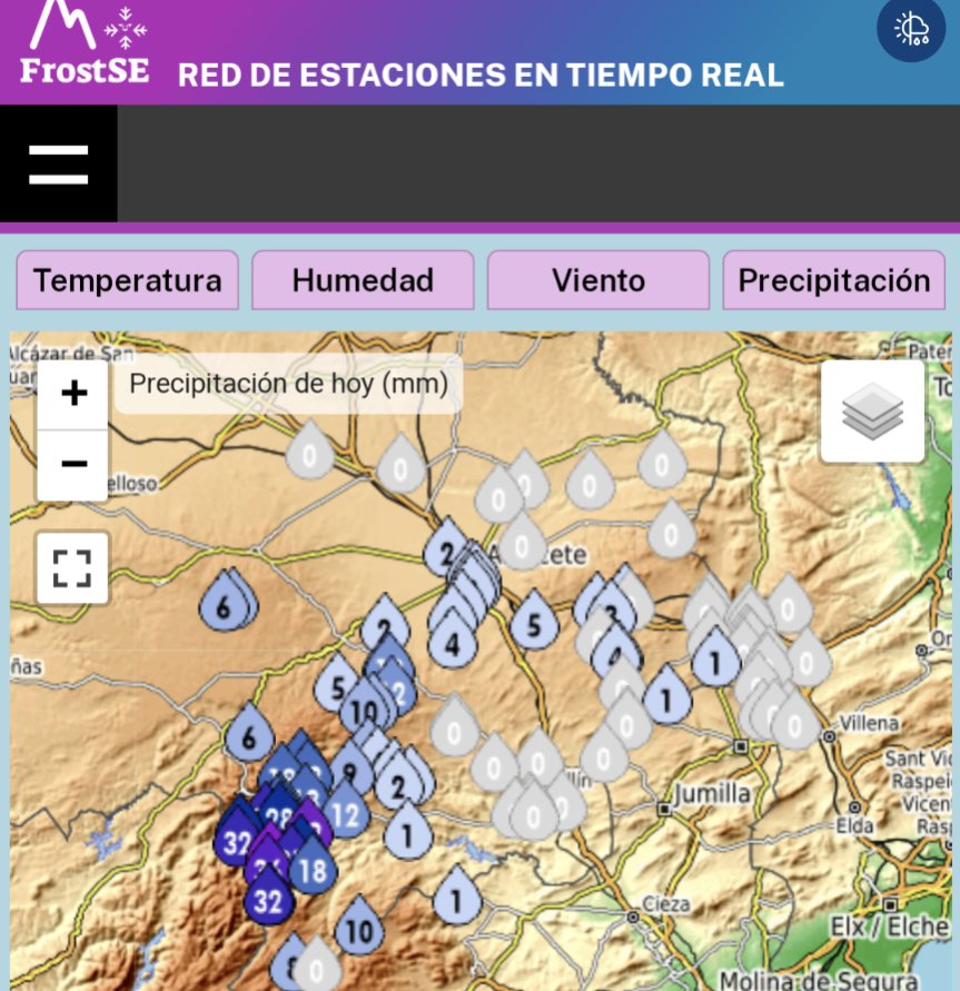 📊🌡️🌧️Resumen meteorológico de hoy 01/05/2024 en la provincia de #Albacete (#RedSuremet). Temperaturas máximas, mínimas, rachas máximas de viento y precipitaciones. Más info --> suremet.es #meteoAB