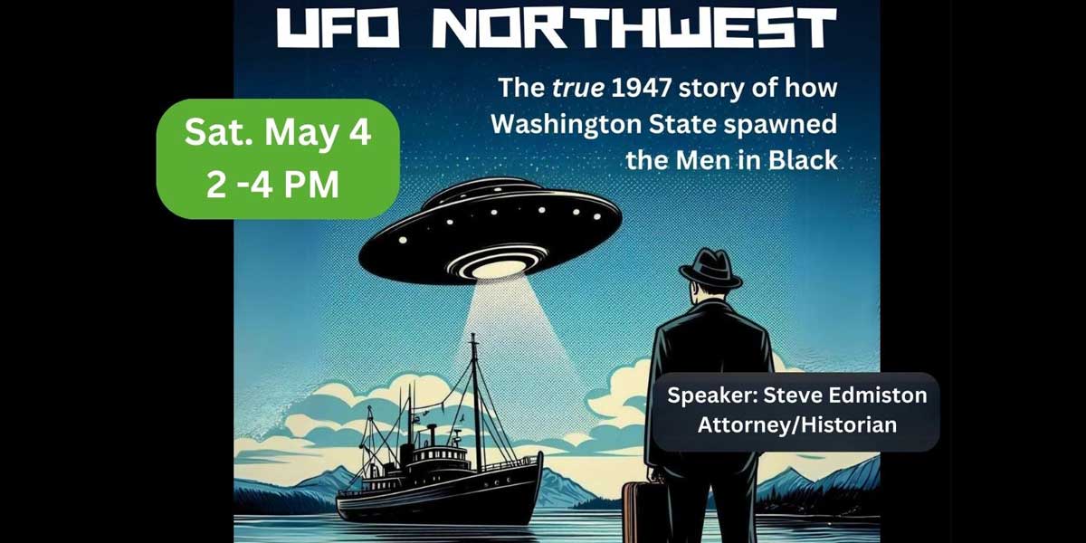 Learn how Washington State spawned the ‘Men in Black’ legend at two upcoming events, including this Saturday, May 4: b-townblog.com/learn-how-wash… #burien #buriennews #history #UFOs #UAPs #meninblack
