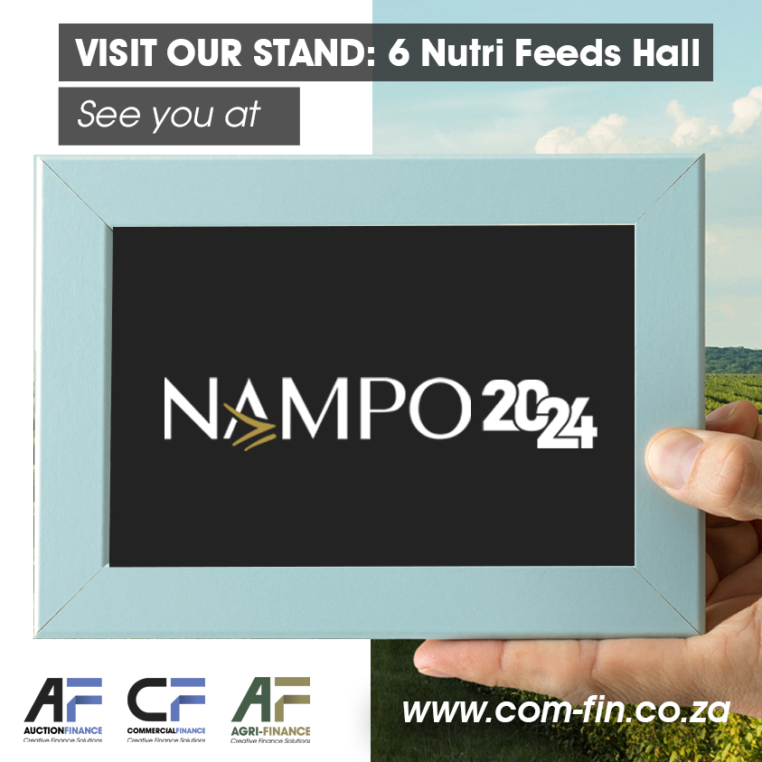 🌾🚜 Join us at Nampo 2024, 14-17 May! Stall 6, Nutri Feeds Hall. Explore finance solutions for commercial & agricultural equipment, drone finance, personal loans, & more. Exciting announcement: introducing our Auction Finance team! Contact Bridget Olivier: 0729356045. #Nampo2024