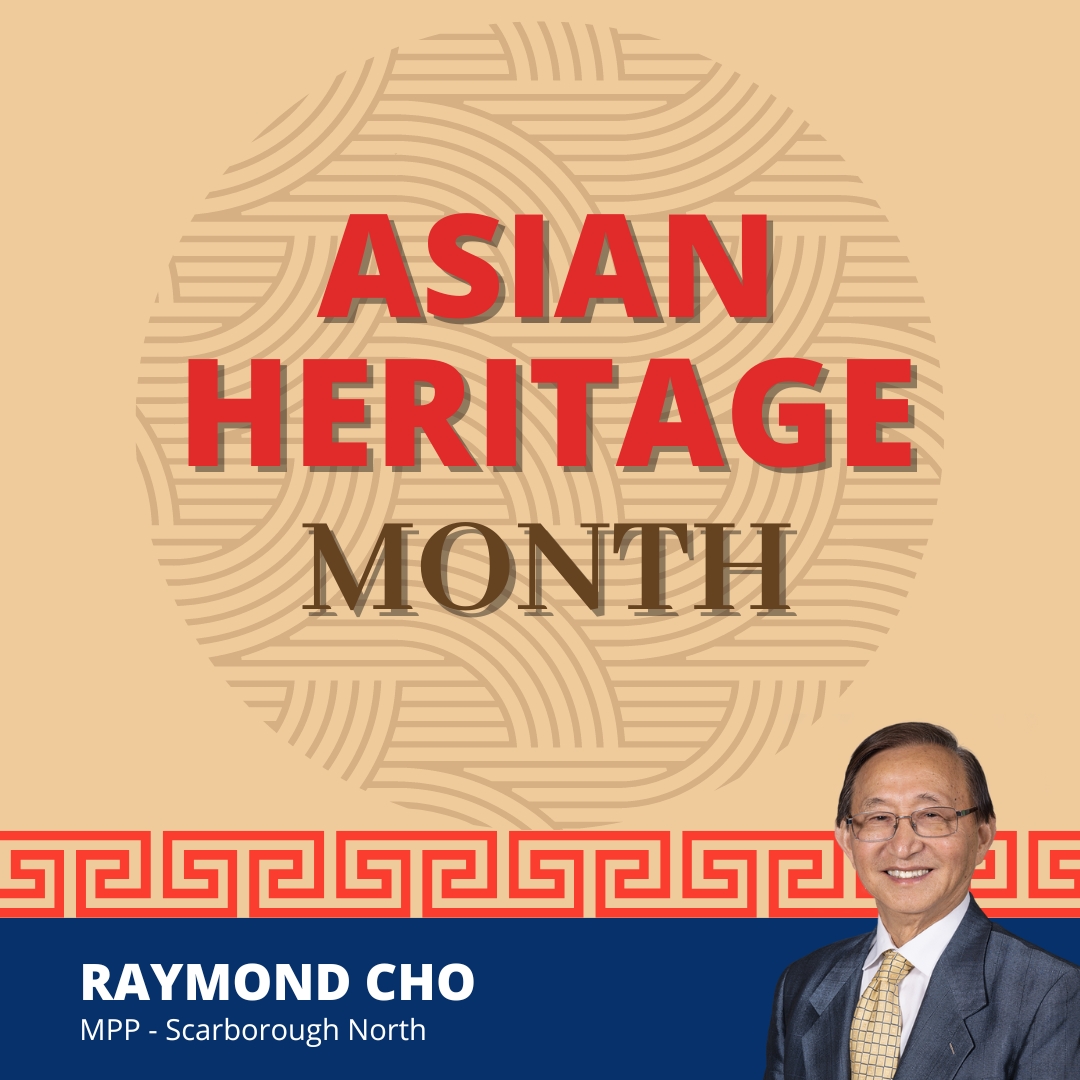 Happy #AsianHeritageMonth!

#ScarbTO and Ontario are proud to be home to a rich and diverse Asian community. Throughout this month of May, I encourage everyone to come together to learn more about Asian cultures in all their diversity and the many legacies of Asian Canadians.