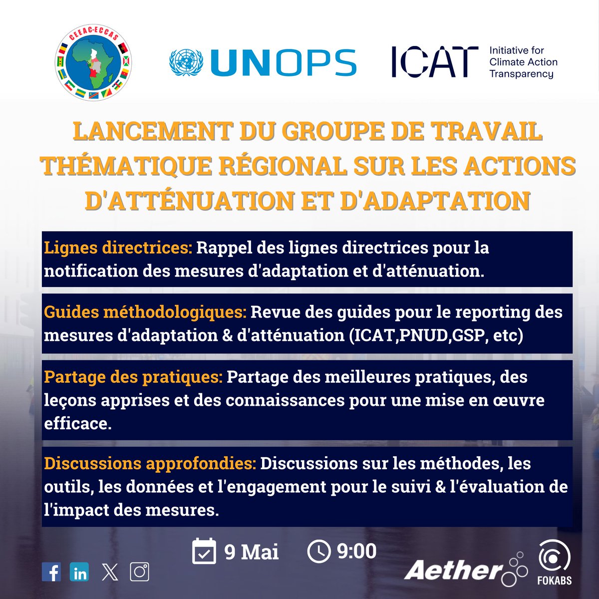 Le groupe de travail thématique régional sur les actions d'atténuation et d'adaptation est mis en place par le Hub régional de transparence de l'action climatique (ReCATH) pour les États d'Afrique centrale afin de former et de soutenir les experts de la sous-région dans le suivi…