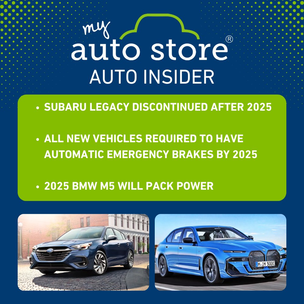 My Auto Store presents this week's Auto Insider. Read about the latest automotive industry news here! myautostore.com/subaru-legacy-…

#myautostore #autoparts #oemparts #usedparts #usedautoparts #genuineparts #usedcarparts #carparts #carcrash #carrepair
