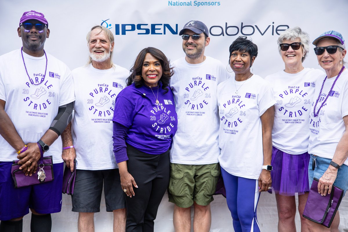 We were honored to have @RepTerriSewell join us at #PanCANPurpleStride Alabama and share such moving remarks with our PanCAN community. 💜 We are grateful to have your support, passion and commitment in Congress as we fight to end #pancreaticcancer.