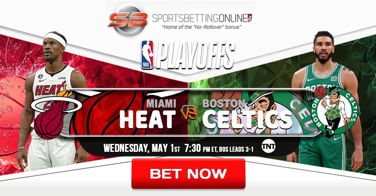 Bet NBA Playoffs!!
Miami Heat +14 -110
Boston Celtics -14 -110

buff.ly/3SqKLj4

#NBA #NBAPlayoffs #HEATCulture #DifferentHere #basketballbetting #bettingodds #sportsbettingonline #SBO