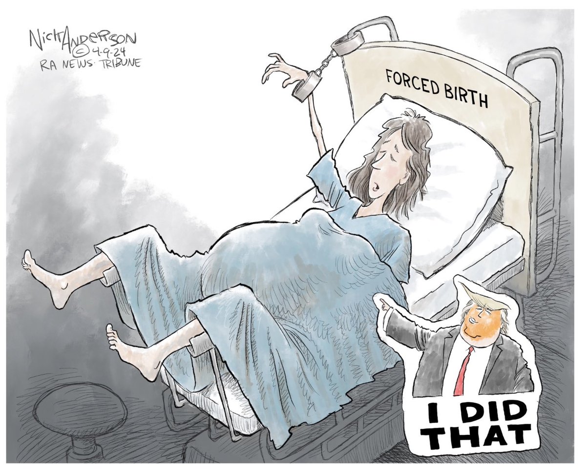 'I did that' -- Donald Trump proudly taking responsibility for overturning Roe v Wade on Apr 10, 2024.

#DonaldTrumpDidThis #BodilyAutonomy #AbortionIsHealthCare #ProChoice #Abortion #AbortionRights #AbortionRightsAreHumanRights #ABlueView
