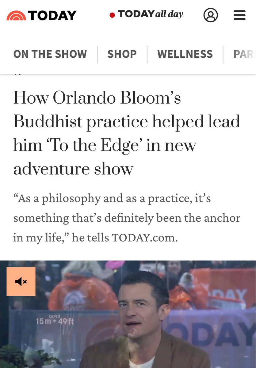 “Orlando Bloom, a practitioner of Nichiren Buddhism and a follower of the Soka Gakkai organization, says he likes the philosophy that the Buddha believed would lead all living beings to enlightenment in their current lifetime.”-Today .com: today.com/popculture/tv/…