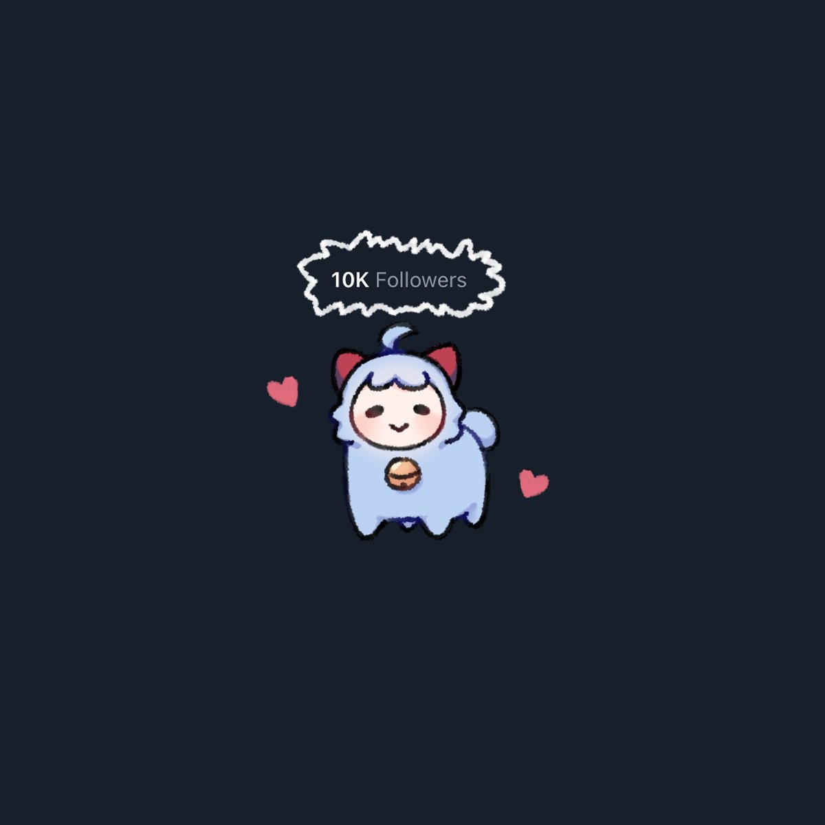 132
thank you for 10k followers! i'm so grateful to all of you for supporting this silly little doodle account that i made one night on a whim🐑💙

as celebration, reply with YOUR OWN cocogoat fanart and i will make a collage that will be my banner for a month! (open until 5/8)