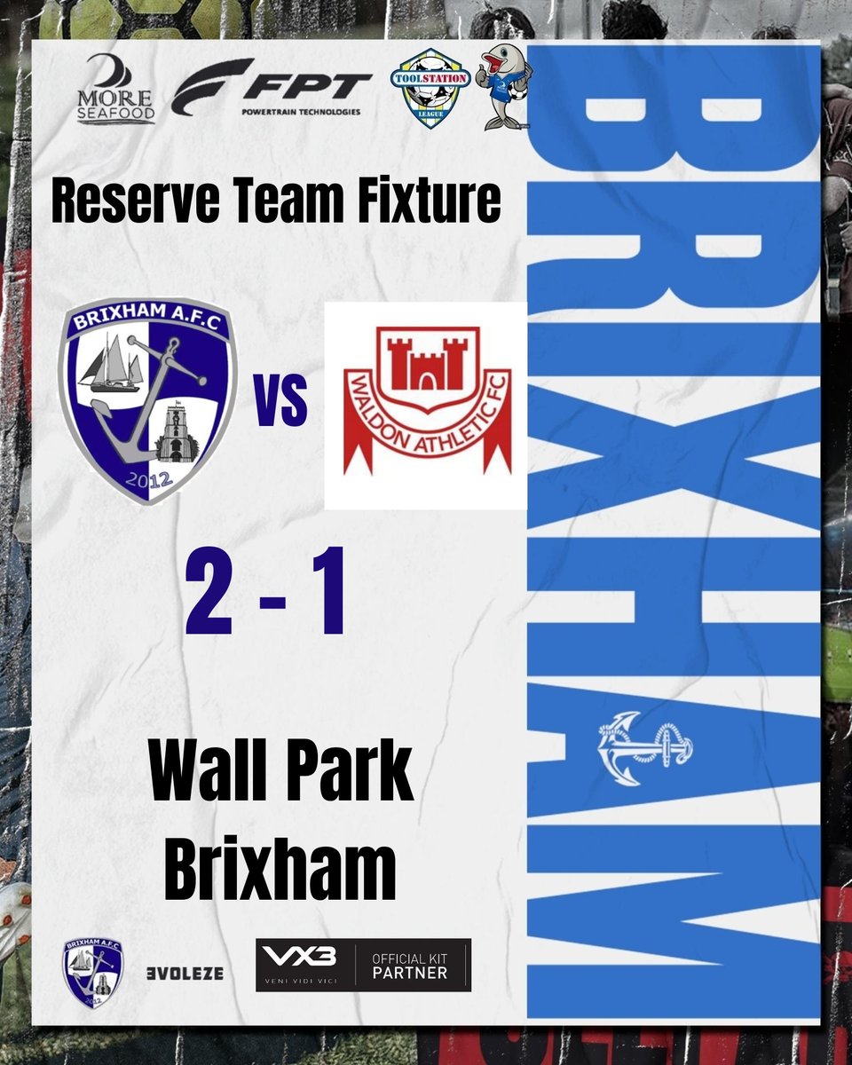 A great win at home this evening for our Reserves in front of a decent crowd at Wall Park. It ends 2-1 💙🤍💙🤍 'BLUE ARMY' @moreseafood @PumpTechLtd Breakwater Marine Engineering @fpt @BrixhamCasuals @Brixhamfishmkt @swsportsnews @TSWesternLeague 🐟🐟🐟