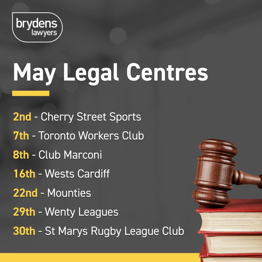 Our Legal Centres are the perfect opportunity for you to speak with our expert team about your legal queries. Head to brydens.com.au/legal-centre/ to see all dates and secure your booking. #BrydensLawyersWEDO #SydneyLawyers #LegalAdvice #LegalCentre #LegalAdviceSydney