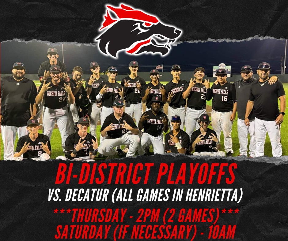 🚨🚨GAME TIME CHANGES!!!!!!🚨🚨 Due to the potential for rain tomorrow night (Thursday), changes have been made to the baseball playoffs: @ROHO_Baseball Gm 1 4PM!! Hoskins Field @OldHighBaseball Gm 1 2PM!! Gm 2 to follow Henrietta @Mrjmcrouch @coachsims24