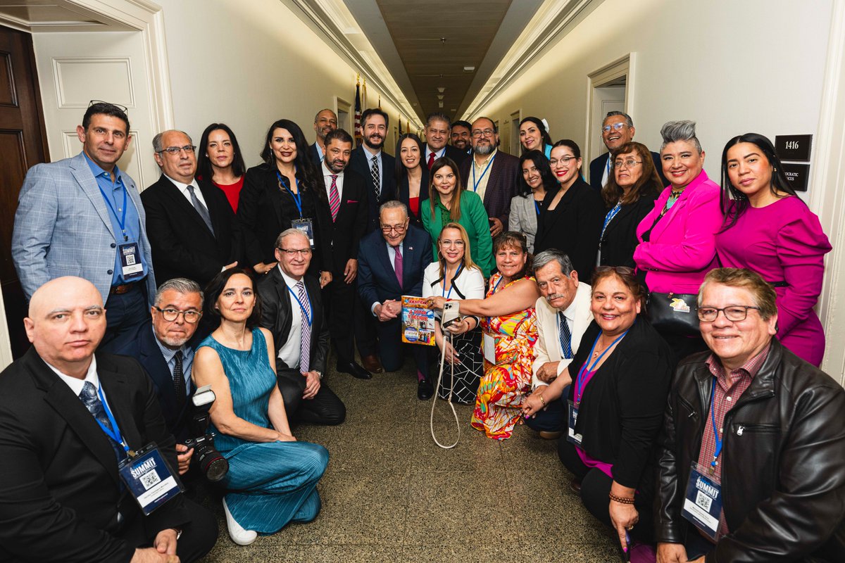 I met with @NAHPInc to discuss priorities impacting the Latino community, how we’re fighting to deliver for communities of color, and the work ahead. Thank you to the publishers for their work representing Latino voices. I'll keep working to make America a better place for all.