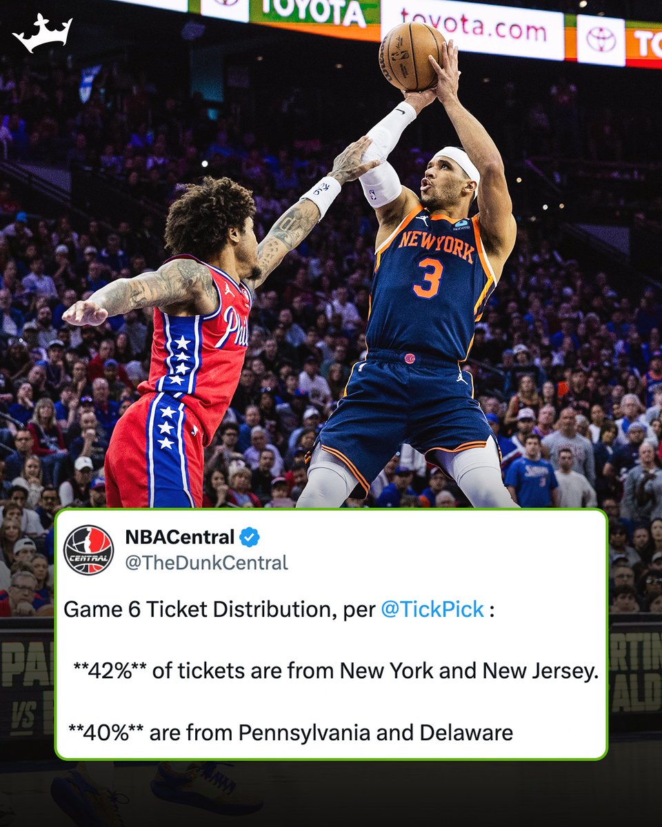 Game 6 at 'MSG South' tomorrow night? 👀 #ForTheLoveOfPhilly | #NewYorkForever