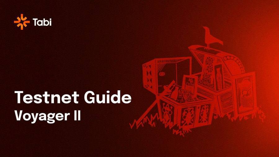 To everyone who has not yet logged into TABI, HURRY UP❗️
VOYAGER II IN TABI TESTNET! 🚀
Voyager II is now available on #TabiTestnet
1️⃣ Go to the website (tabi.lol), connect wallet and enter invites:
0DvtT 
BAleN
Ifn1B
TsZqp
vLj0n
ETSmh
iQmZI
teLQ3
zmJnd

Thank you!