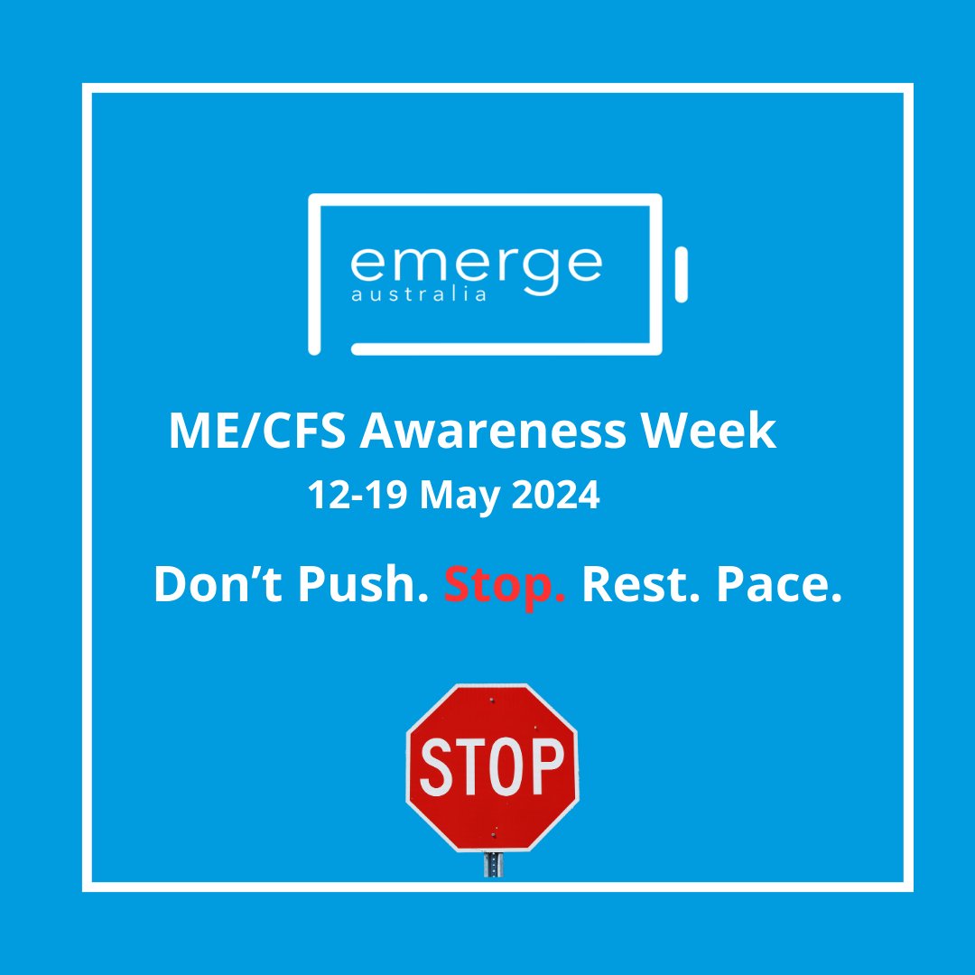 2024 ME/CFS Awareness Week is coming - from 12 to 19 May Join us in an online symposium on Tuesday 14 May, where experts will talk about ME/CFS. Register today to secure your spot: vist.ly/34t72