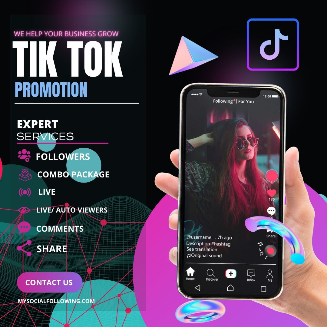 Ready to take your TikTok game to the next level? 🔥📈 Our expert services are designed to help you grow your TikTok following and increase your visibility on the platform. 

Head over to buff.ly/3THx0zb now. 

#TikTokMarketing #SocialMediaGrowth #BoostYourFollowing