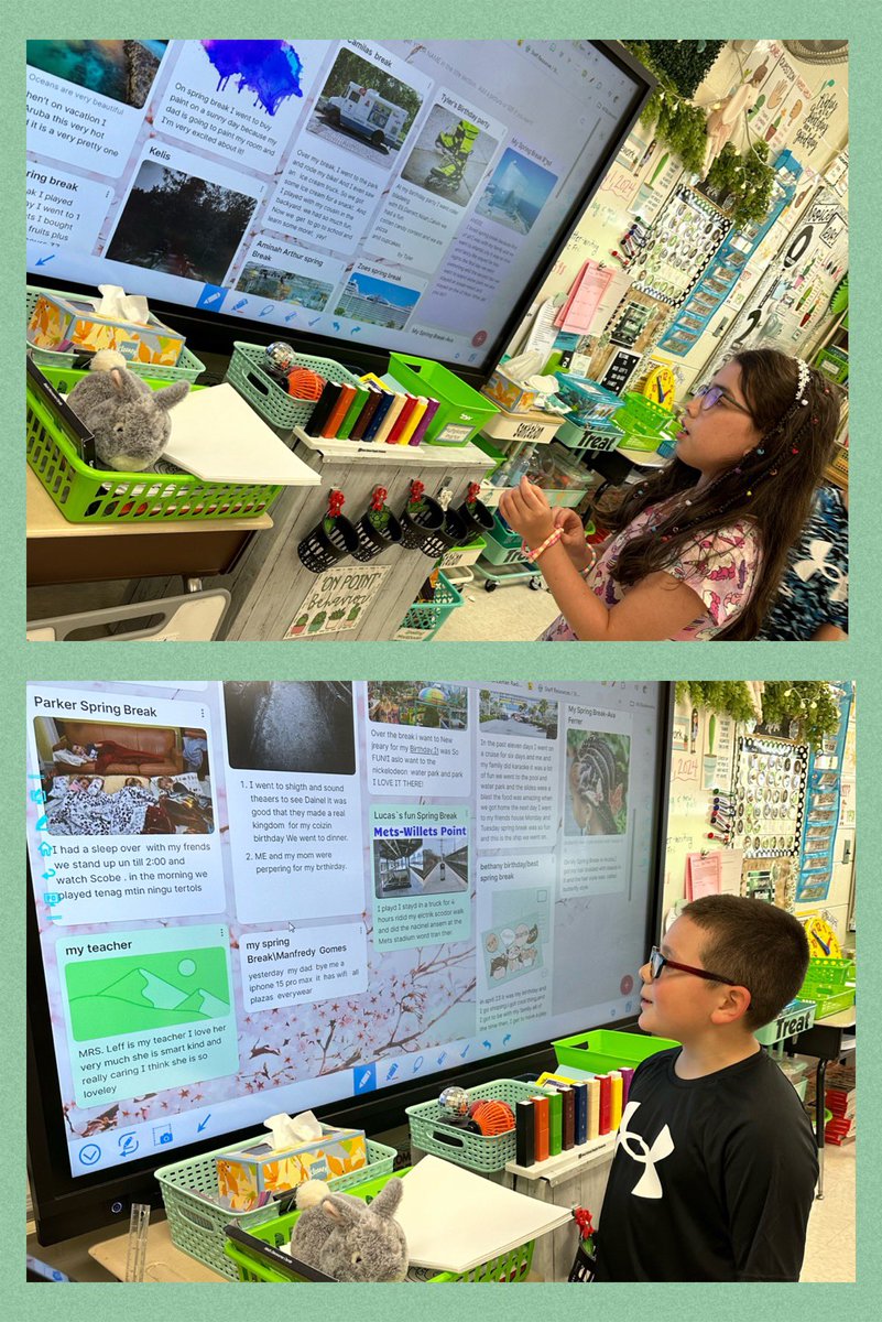 Sharing our “Spring Break” adventures using @padlet Whether we had a “staycation” 🏠 or we traveled✈️, we all had a great time off & we’re ready to get back to work! 📝@WWP_Dalers