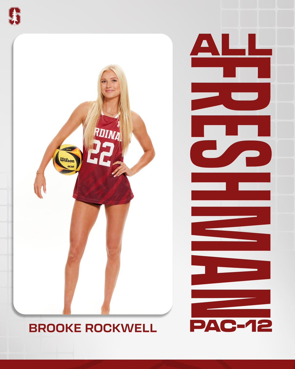 Dare we say… best freshman in the NATION? 

First Team all-American, Pac-12 Freshman of the Year, All-Pac-12 First Team, and All-Freshman team… there’s no one like Brooke Rockwell. 

#GoStanford
