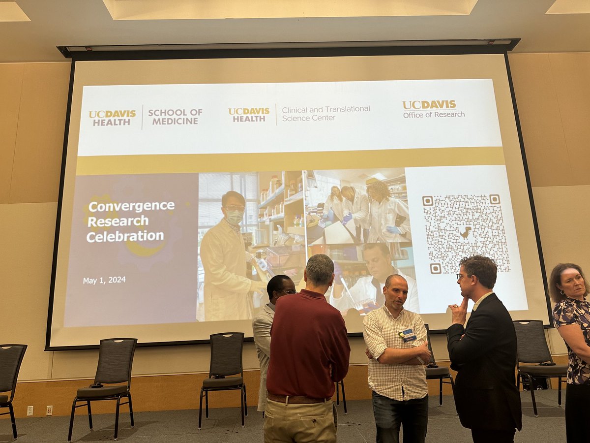 Getting ready to kick off our ⁦@UCDavisMed⁩ ⁦@ucdavis⁩ Convergence Research event - looking forward to a great celebration of the collaborative opportunities on our campus!