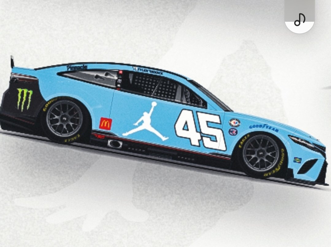 @23XIRacing Go Team 45 Tyler Reddick I love the 45 car bring my favorite 2023 car back Carolina Blue