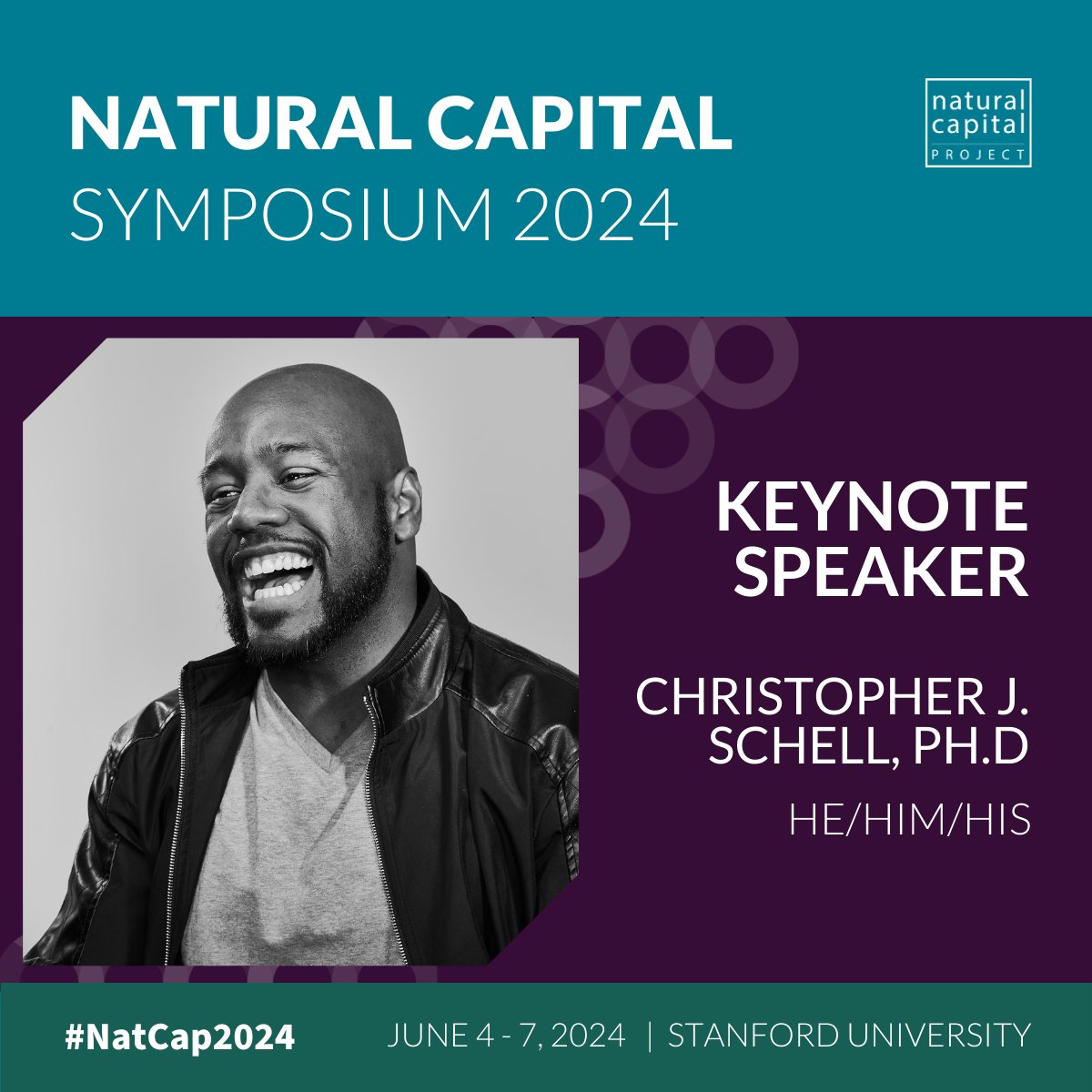 Last day to Register 🌿 #NatCap2024 Welcome Christopher J. Schell, PhD (@ESPM_Berkeley), our 2024 keynote speaker, urban ecologist, and afrofuturist! 'Follow the Money: The Complex Relationships among Socioeconomic Inequities and Biodiversity' ➡️ bit.ly/NatCap2024