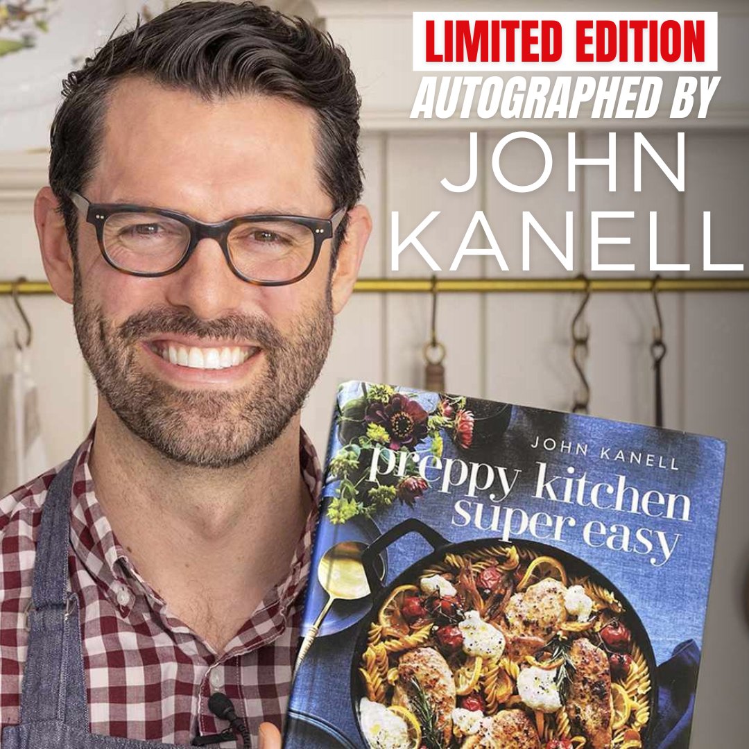 Bestselling author and social media star John Kanell delivers simple, everyday recipes anyone can cook regardless of skill or schedule that is sure to delight the whole family in his new cookbook: 'Preppy Kitchen Super Easy' Order TODAY: premierecollectibles.com/preppykitchen #preppykitchen