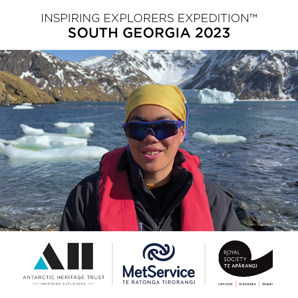 Inspiring Explorer Porohu Hagai Noa was in her final year at Sir Edmund Hillary Collegiate in South Auckland when she decided to apply for the Inspiring Explorers Expedition™ to South Georgia. To learn more and her experiences and read her blog: nzaht.org/expedition-blo…