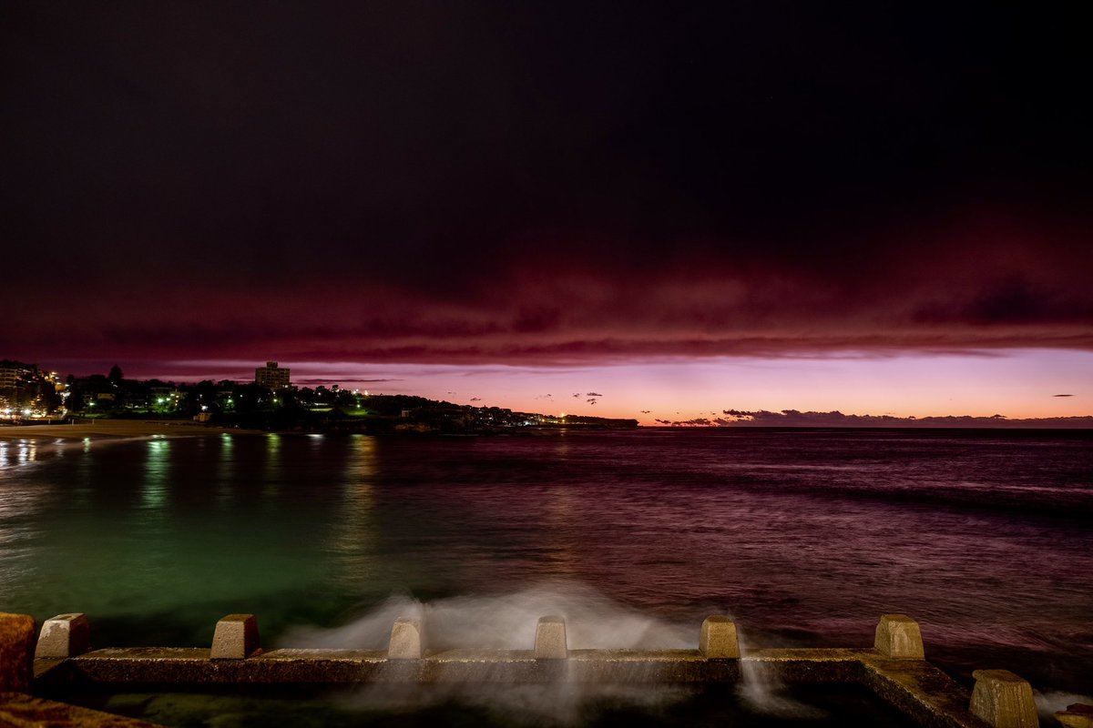 It is all about timing, and I often don’t get the shot because I was too early or two late. This chilly Sydney dawn at the kiddies ocean pool next to the famous Coogee Beach was completely different 5’ either side of this moment.