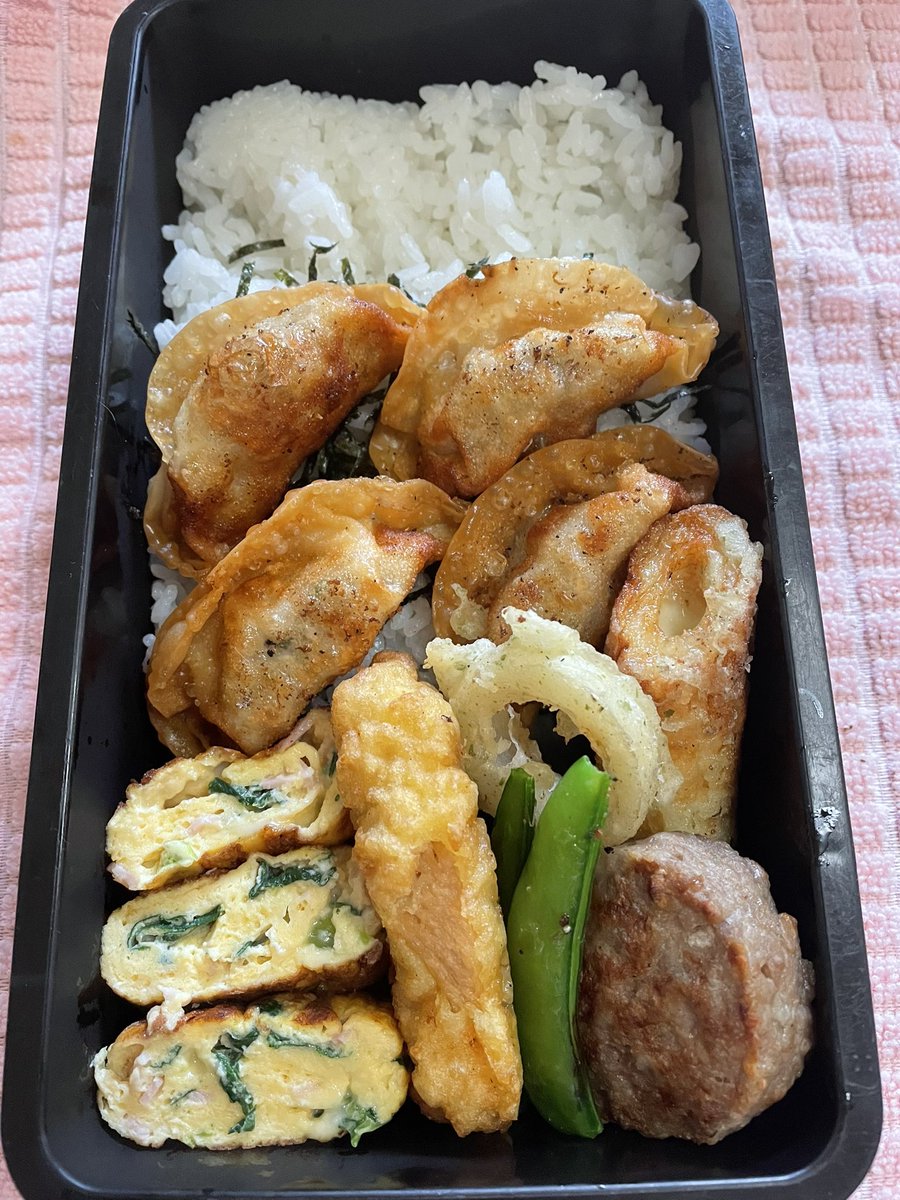 今日のお弁当
#お弁当記録
#高校生男子弁当　今日はいらないらしい。
＃旦那弁当