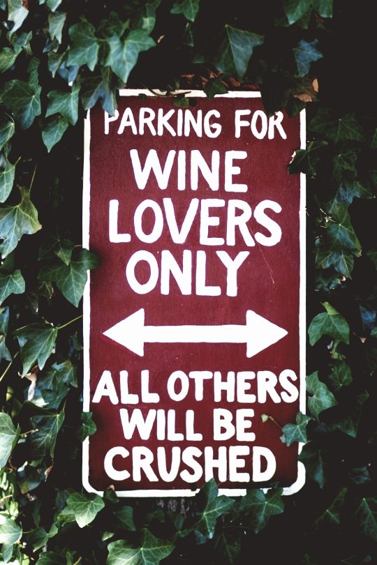 Finally, there are extra parking spaces for another minority 🤣🍇🍷😂 #wine #winelover #winelovers