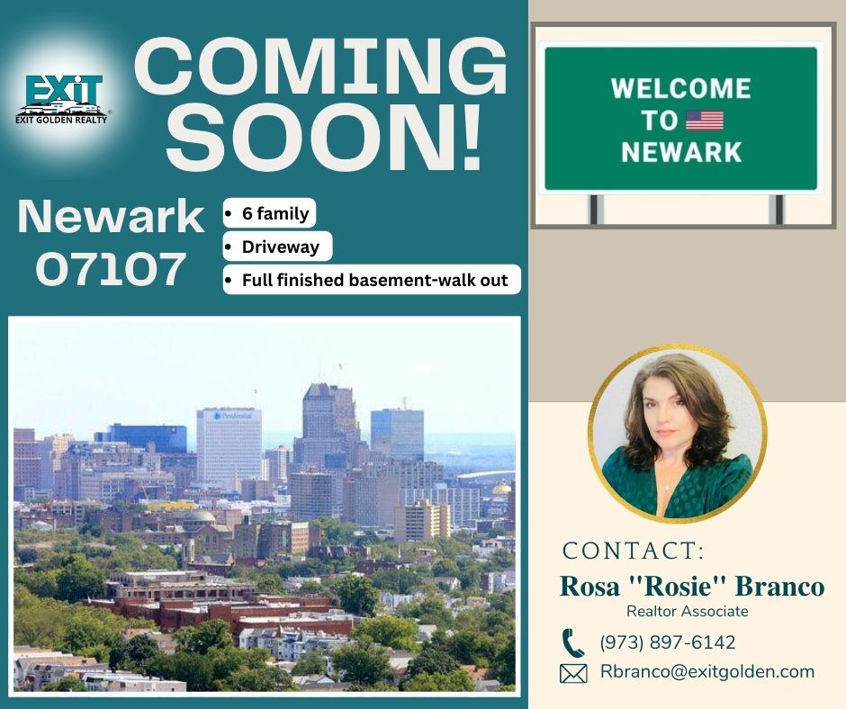 🏡 Coming Soon 🏡

​​🌟EXIT Golden Realty Group will help you with all of your real estate needs!

🌐Exitgolden.com
📲Phone: 201-470-6536

#EXITGoldenRealtyGroup #joinus #sellersagent #buyersagent #njrealestate #dreamhome #njrealtor #njhomes #property #homedesign #rent