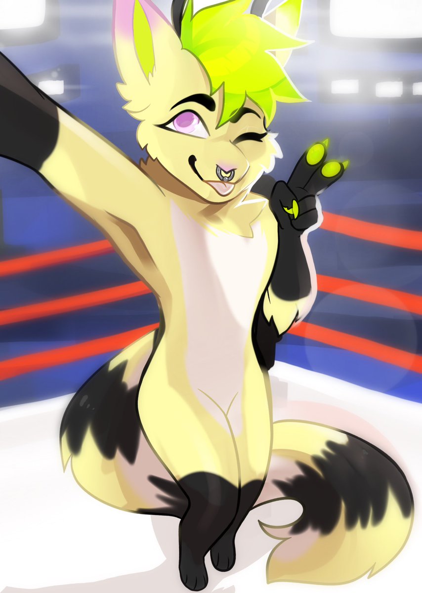 POV a femboy totally kicks your ass in the ring after you underestimated his small size and posts it on social media to gloat his win >:3 Unbelievably cute commission by 🎨: @Endyvang