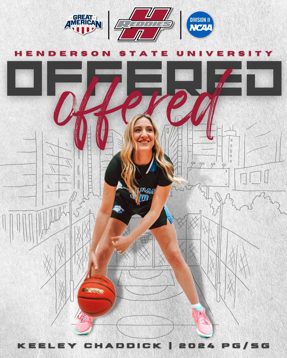Extremely honored to receive an offer to play basketball from <a href="/ReddiesWBB/">Reddie Women’s Basketball</a> Henderson State! Thank you so much for a wonderful call <a href="/coach_harveywbb/">Christina Harvey</a>.