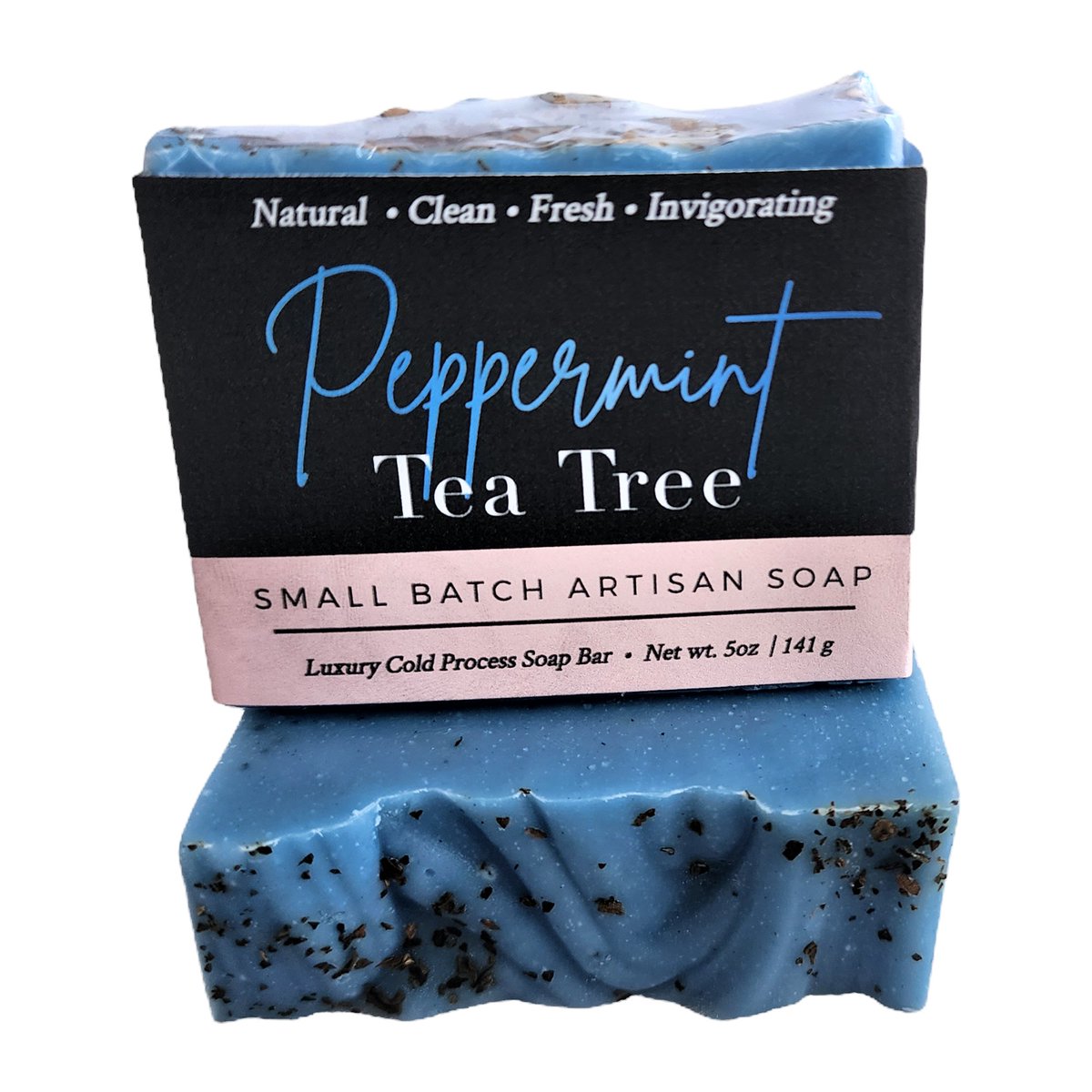 Peppermint Tea Tree Soap tuppu.net/36998f3b #handmade #womanowned #DeShawnMarie #handmadesoap #smallbusiness