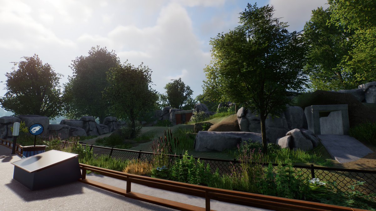 I don't post a lot of my Planet Zoo stuff, but I'm so happy with this enclosure!