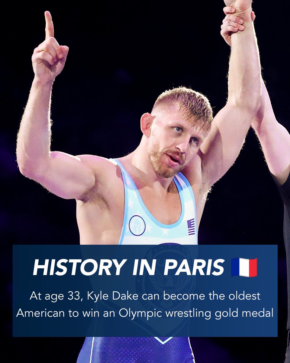 2020 Olympic bronze medalist Kyle Dake (@kyledake444) won at #WrestlingTrials24.

Next up? History.