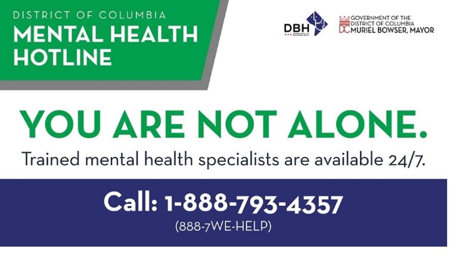 May is Mental Health Awareness Month. Today, we joined the U.S. Commission on the Social Status of Black Men and Boys hearing discussing the Mental for Black Men and Boys. #DcValues