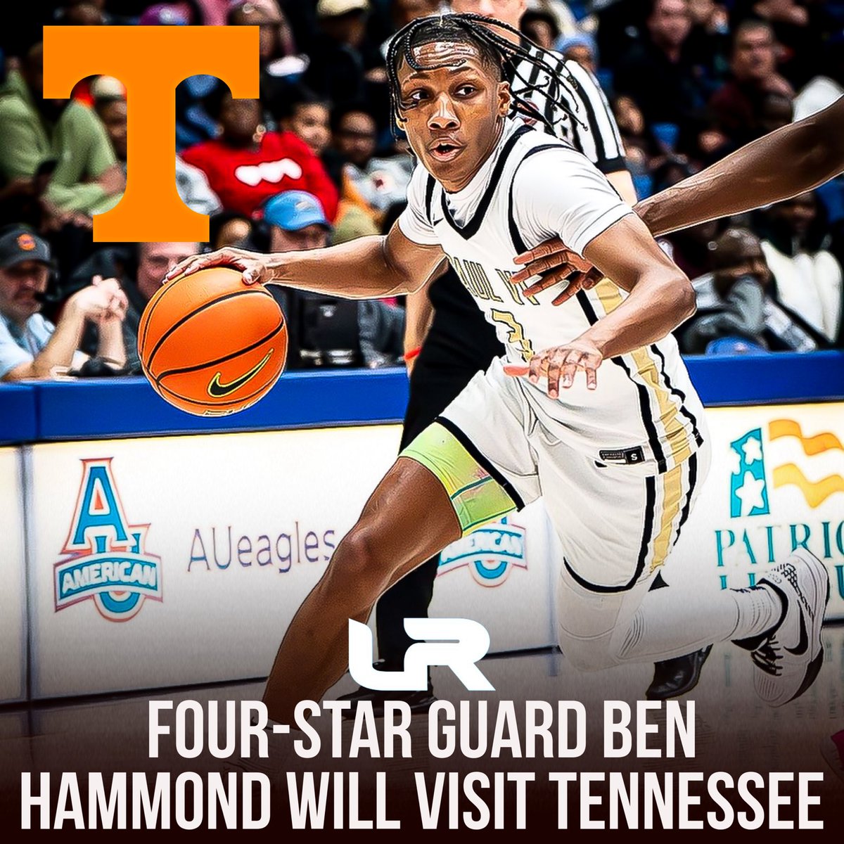 NEWS: 2024 4⭐️ Ben Hammond tells @LeagueRDY he will take an official visit to Tennessee and Rick Barnes on Monday. Hammond was originally committed to Rhode Island before recently deciding to reopen his recruitment. He’s also taken a recent visit to Virginia Tech. One of the…