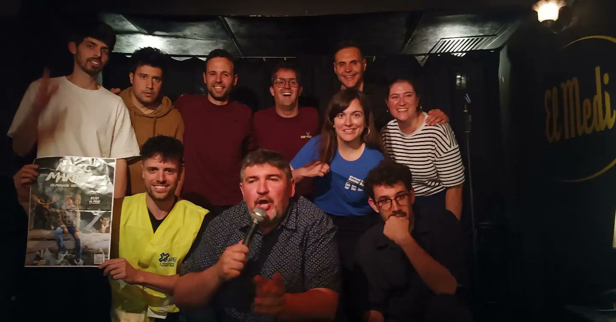 AJaJoJeJo's tweet image. Este miércoles en #ElOpendelMedi se han oido insultos contra los jefes. Nos van a permitir que nos quedemos con uno:  TRABAJA TÚ!!!!!!!

#comedia #monologos #humor #barcelona #1MAYIS2024