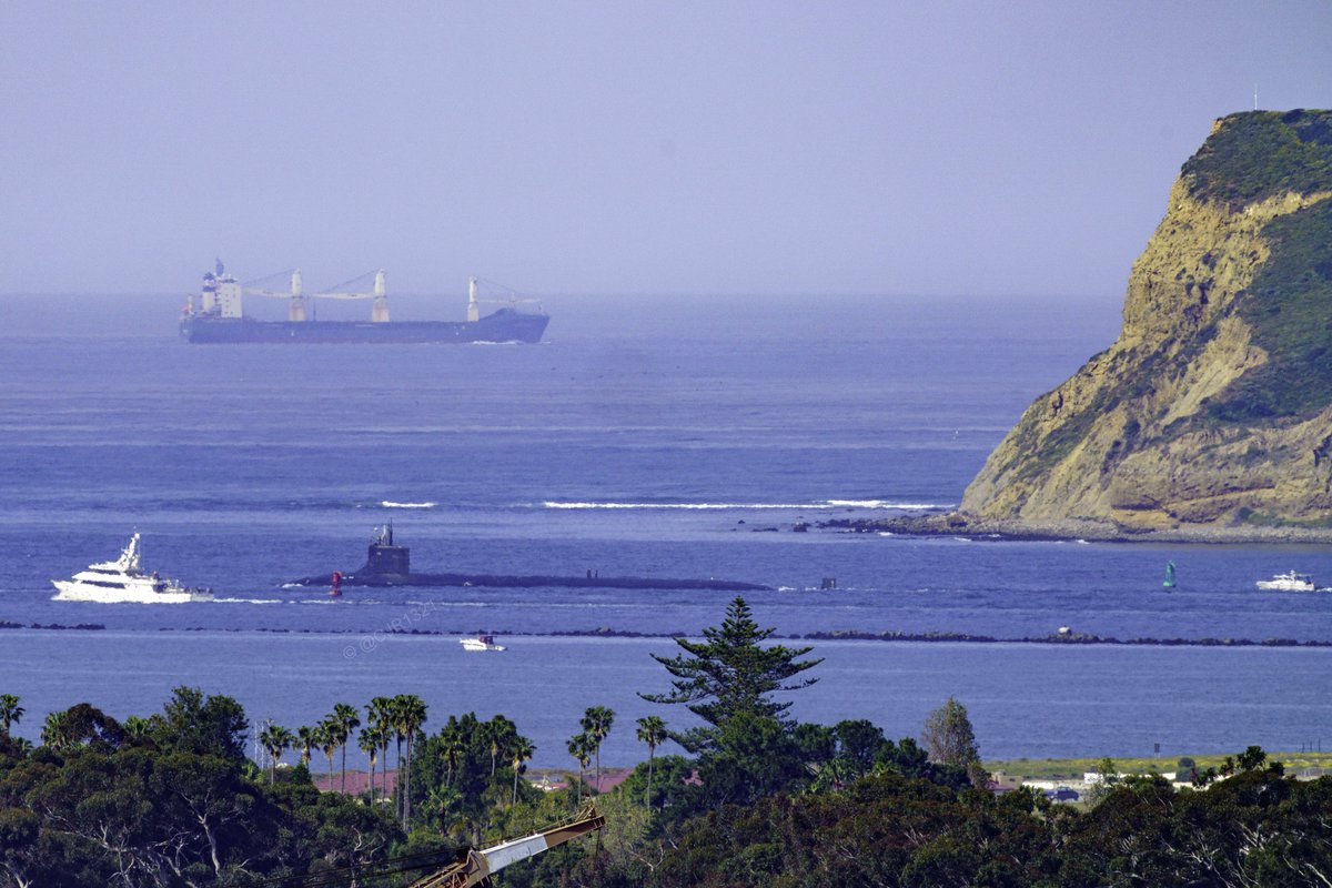 WarshipCam's tweet photo. USS Jimmy Carter (SSN 23) Seawolf-class attack submarine heading back out of San Diego - May 1, 2024 #ussjimmycarter #ssn23
SRC: TW-@cjr1321 https://t.co/YSLRBN3Pv8