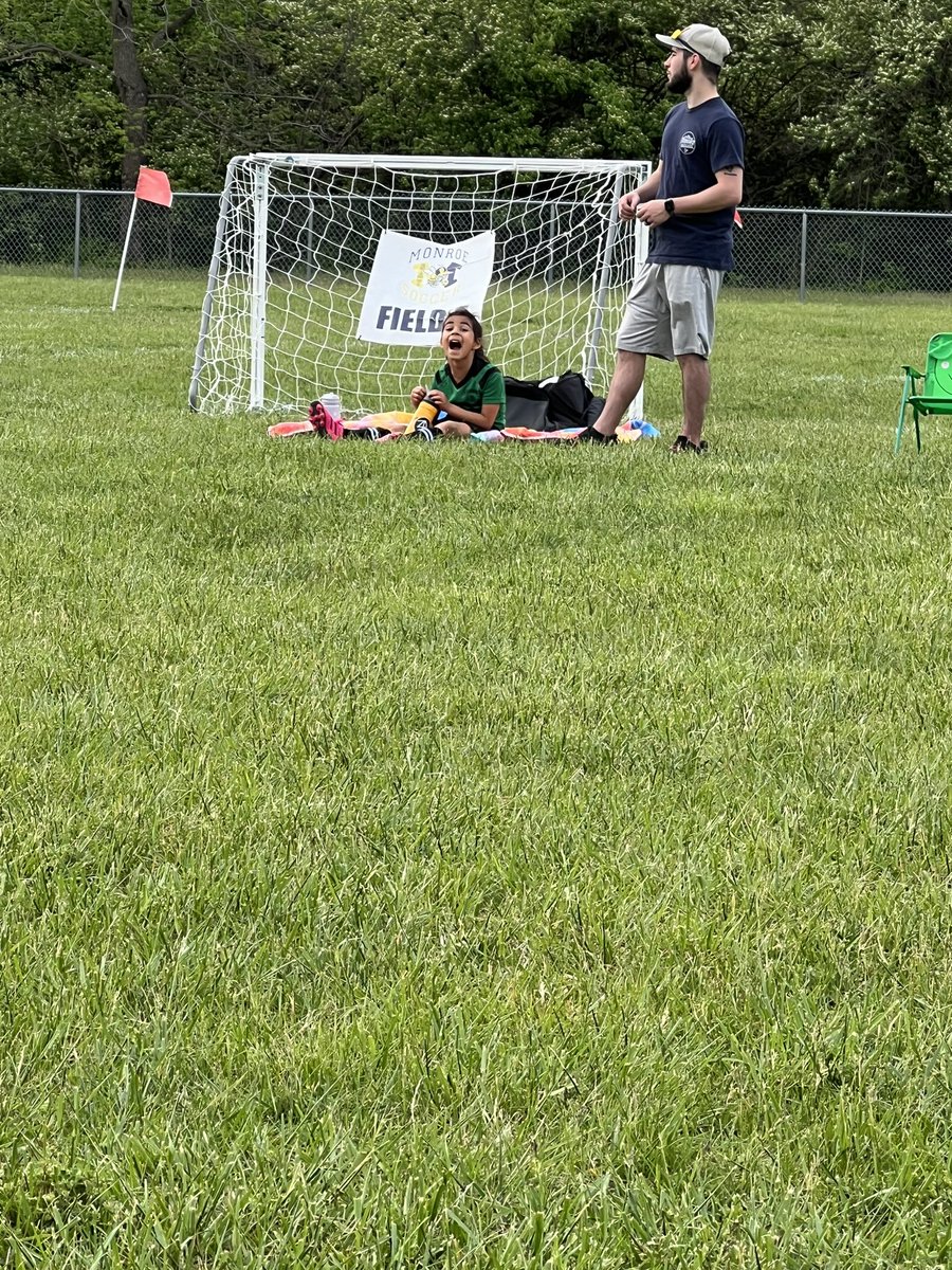 Scored her first goal of the season and immediately went to go get some water 😂