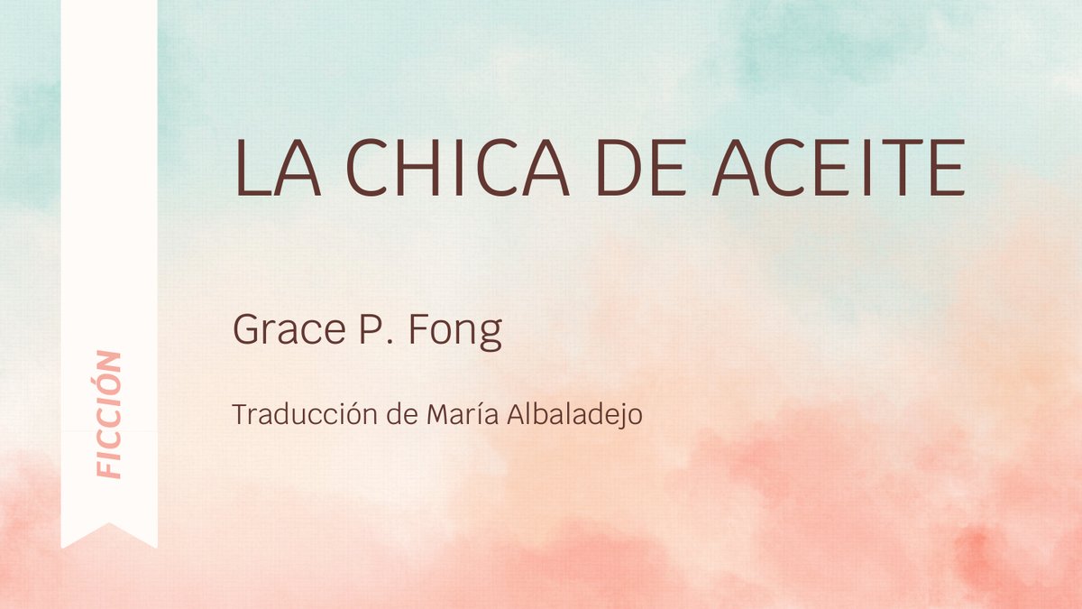 I had the incredible honor of having my story, 'Girl Oil' be translated into Spanish by Maria Albaladejo at @cronoCiFi ! They were a wonderful crew to work with, and I encourage y'all to support their work. ❤️ aanuk.crononauta.es/la-chica-de-ac…