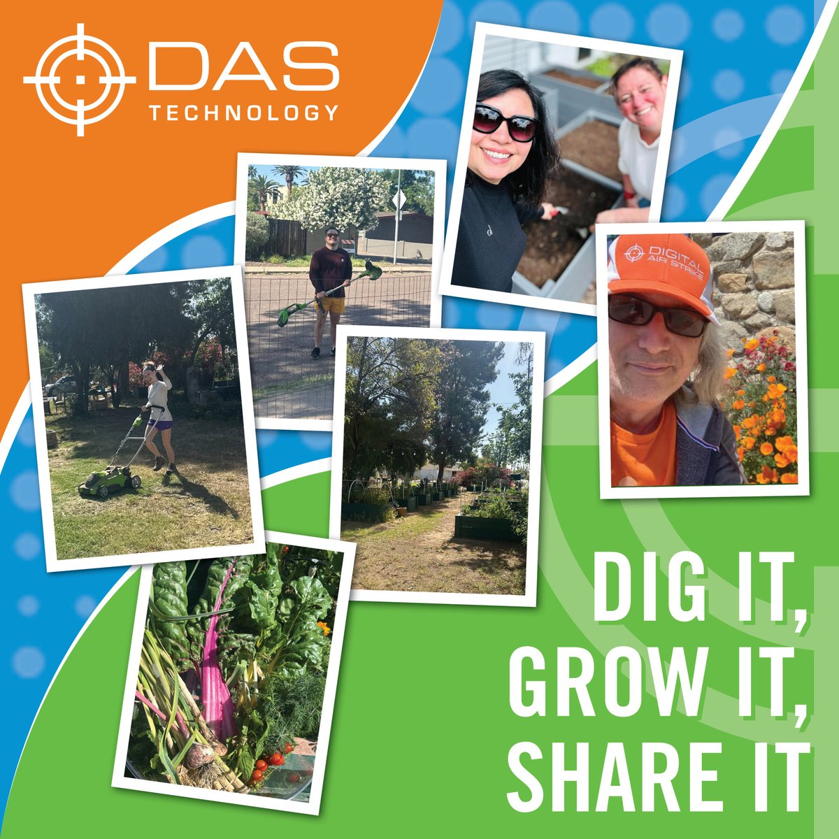 Last Saturday, in celebration of Earth Day, we volunteered at Dig It, Grow It, Share It, an inclusive community garden that fosters collaboration, connection, and education. Want to learn more about DAS Culture? bit.ly/DASCulture #EarthDayCelebration 🌱