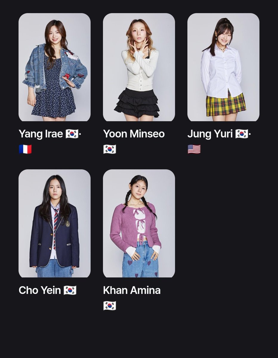 perfect line-up. i can see kim damyoung, kim kyuri, kim hana, kwon lily and ji yooeun also making it to the line-up.
#GirlsOnFire #GOF #걸스온파이어 #걸온파