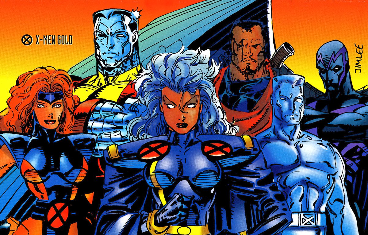 X-Men Gold Team by @JimLee.