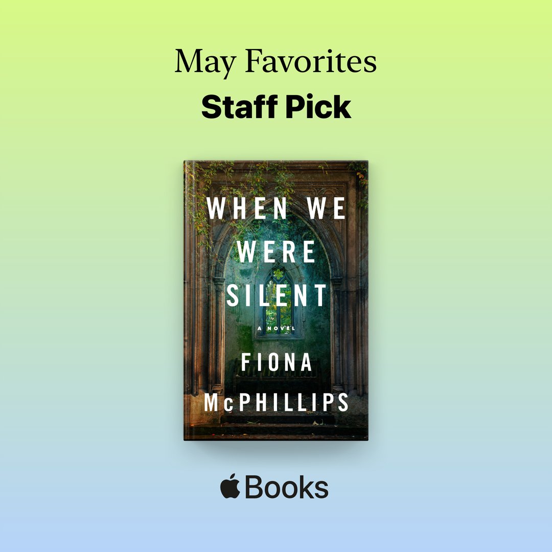 I'm excited @AppleBooks have chosen WHEN WE WERE SILENT as one of the #BestBooks of May! You can check it out here: apple.co/bestbooks
