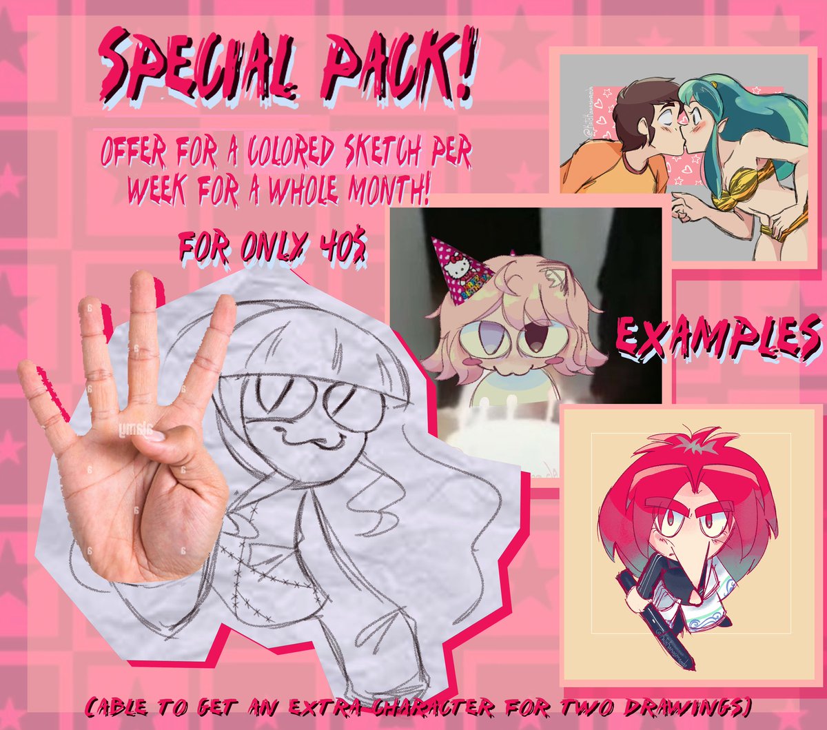 New offer just droppe???!?! 1?1!1!!!! 🙀🙀🙀

#commissionsopen #Commission #commissions