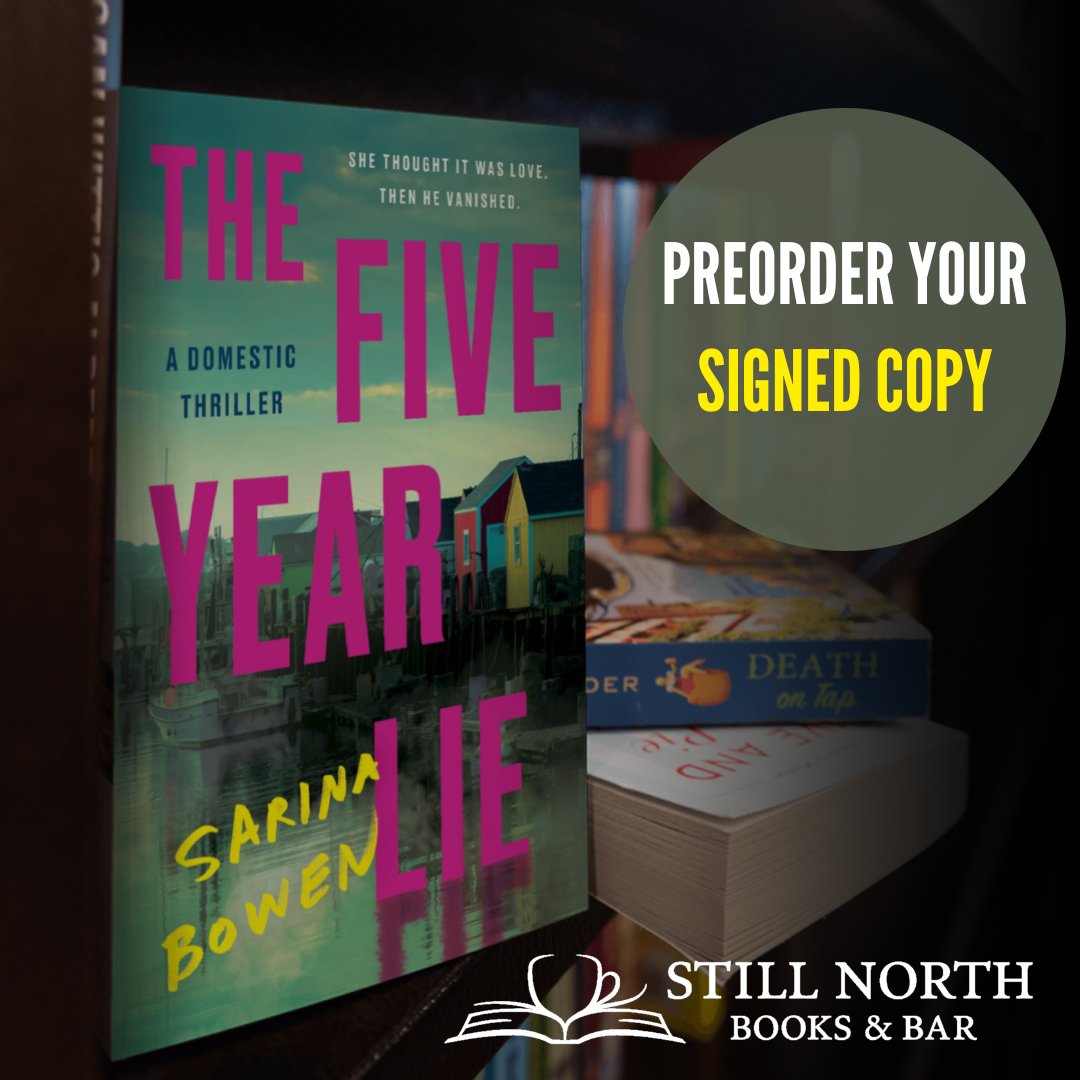 Today is the LAST Day to Pre-Order a Signed Copy of THE FIVE YEAR LIE with an Exclusive Bookmark! bit.ly/3VyBQQF