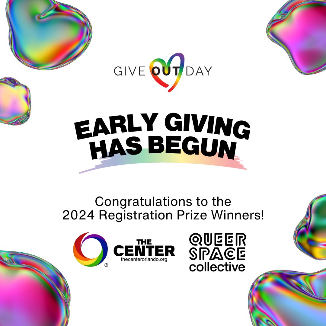 The Give OUT Day 2024 campaign has begun! Give OUT Day is a fundraising campaign beginning May 1 and culminating on May 30, the only national giving event for the LGBTQ community.

giveoutday.org

#giveoutday #giveoutday2024 #lgbtq #lgbt #queer